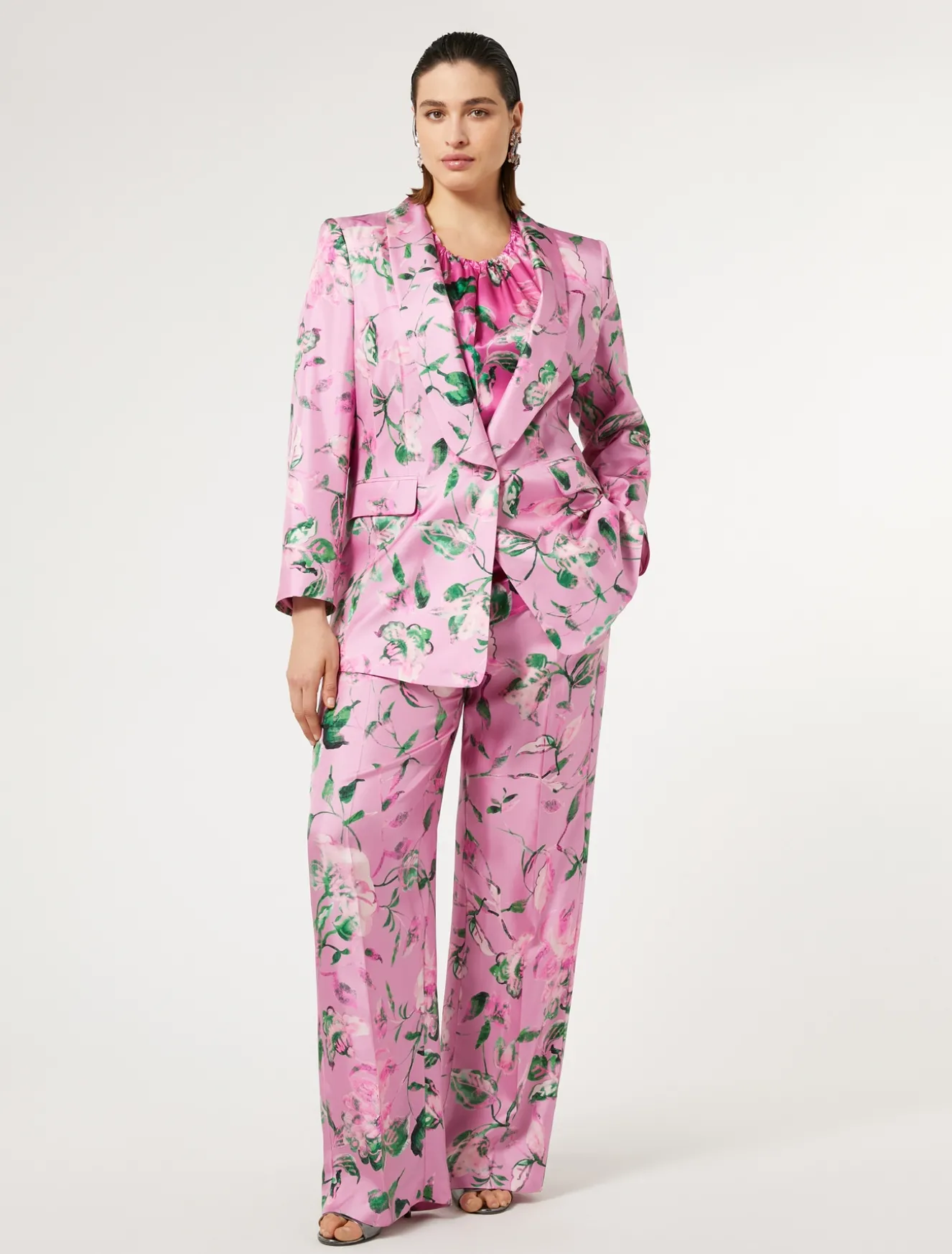 Giacca blazer in seta