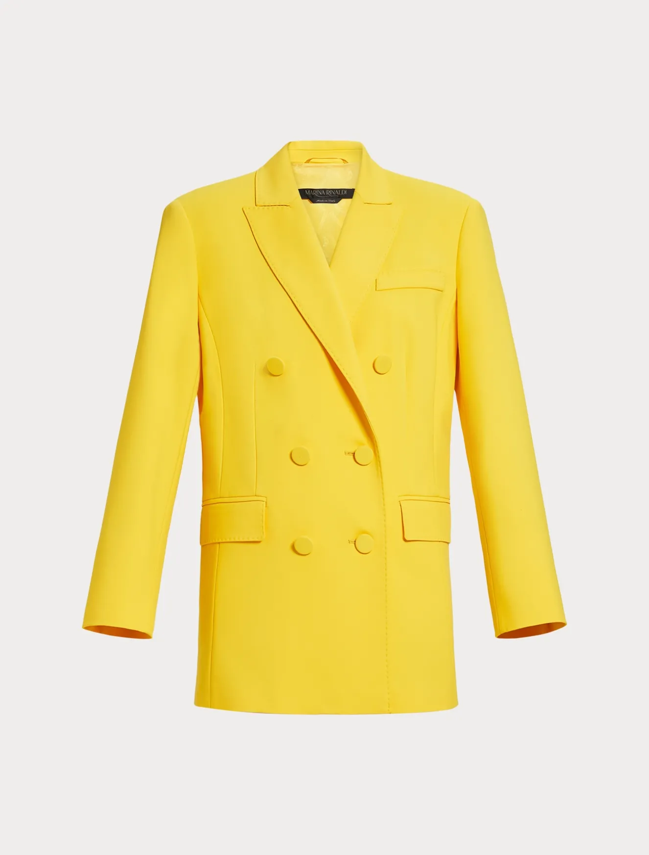 Giacca blazer in tela di cotone