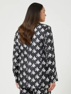 Giacca blazer in twill di seta