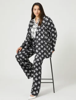 Giacca blazer in twill di seta