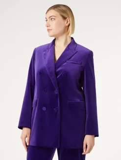 Giacca blazer in velluto