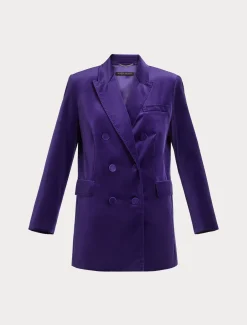 Giacca blazer in velluto
