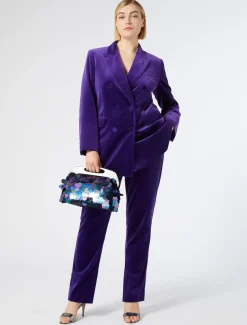 Giacca blazer in velluto