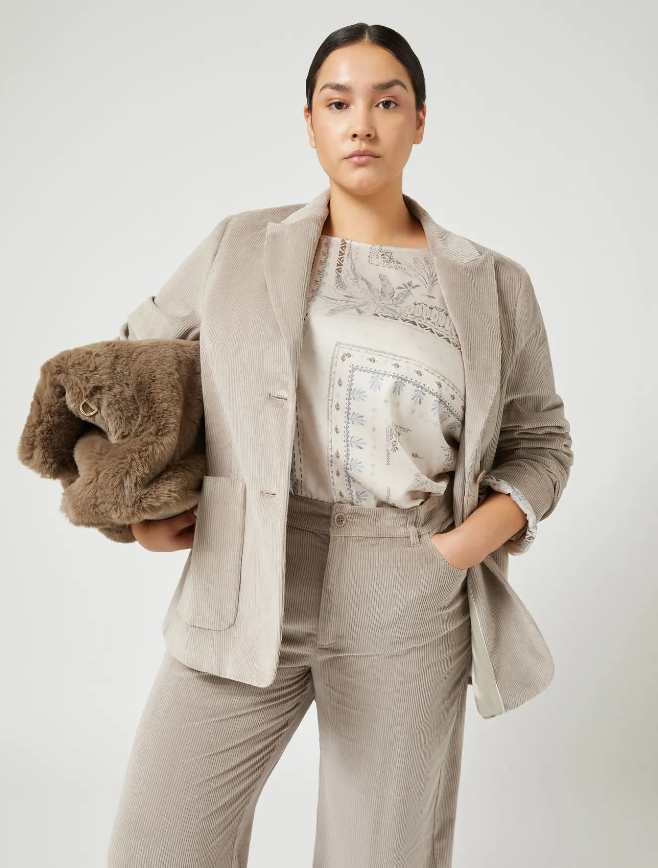 Giacca blazer in velluto