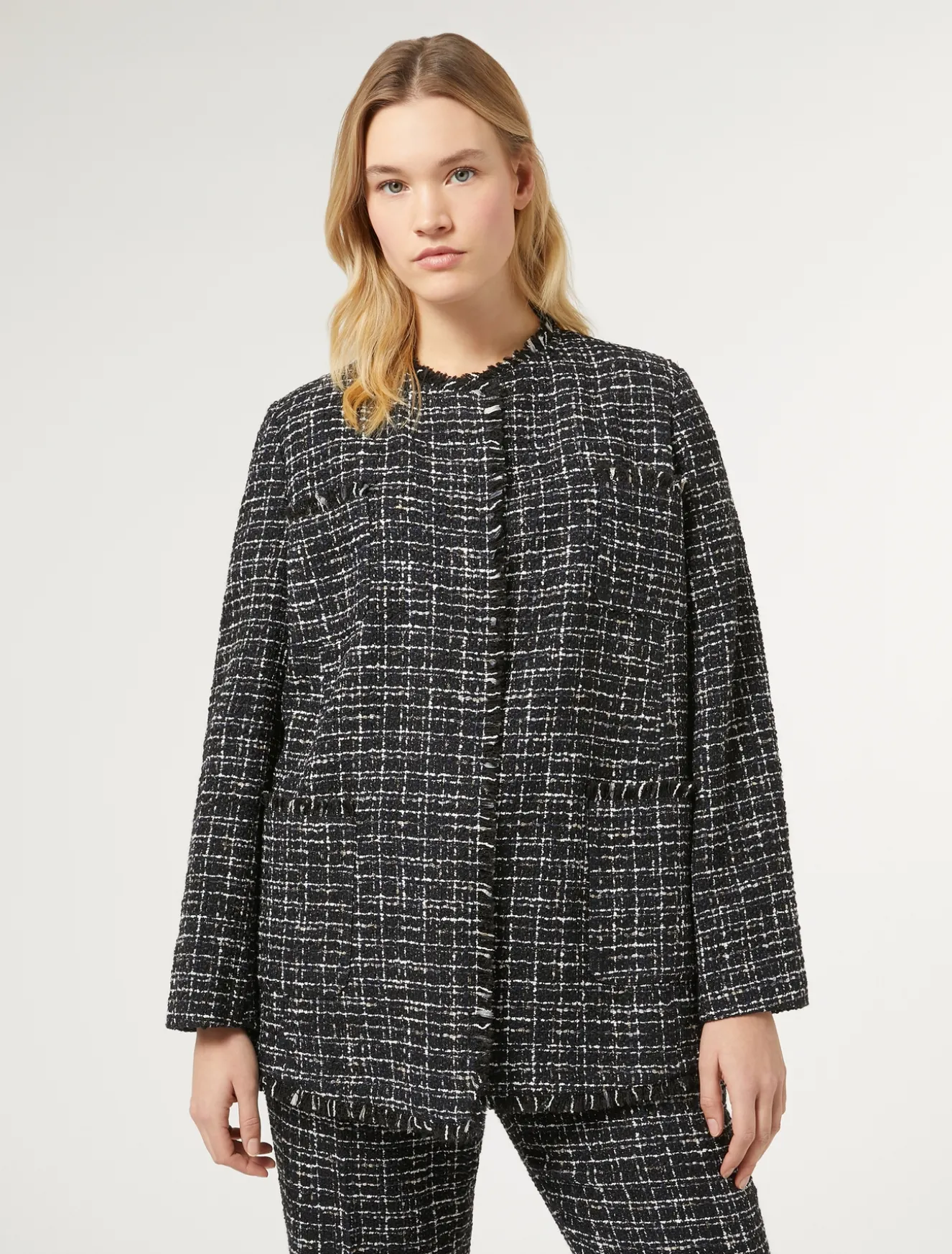 Giacca effetto bouclé