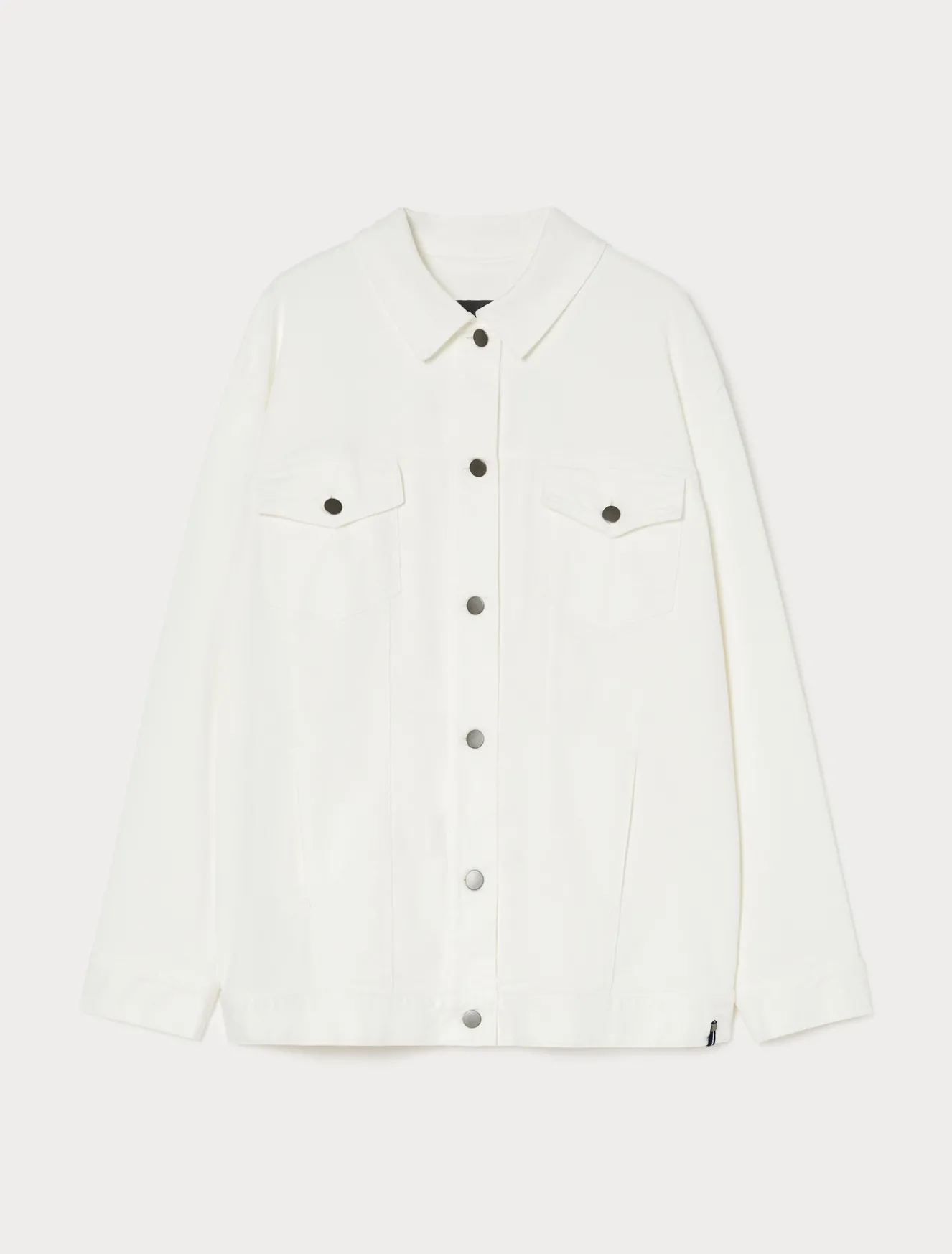 Giacca in bull di cotone stretch