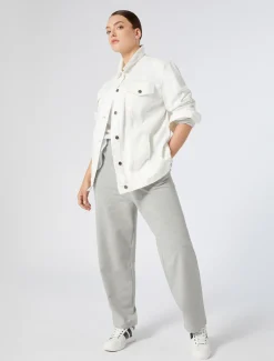 Giacca in bull di cotone stretch