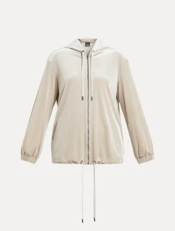 Giacca in ciniglia stretch