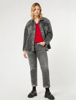 Giacca in denim di cotone