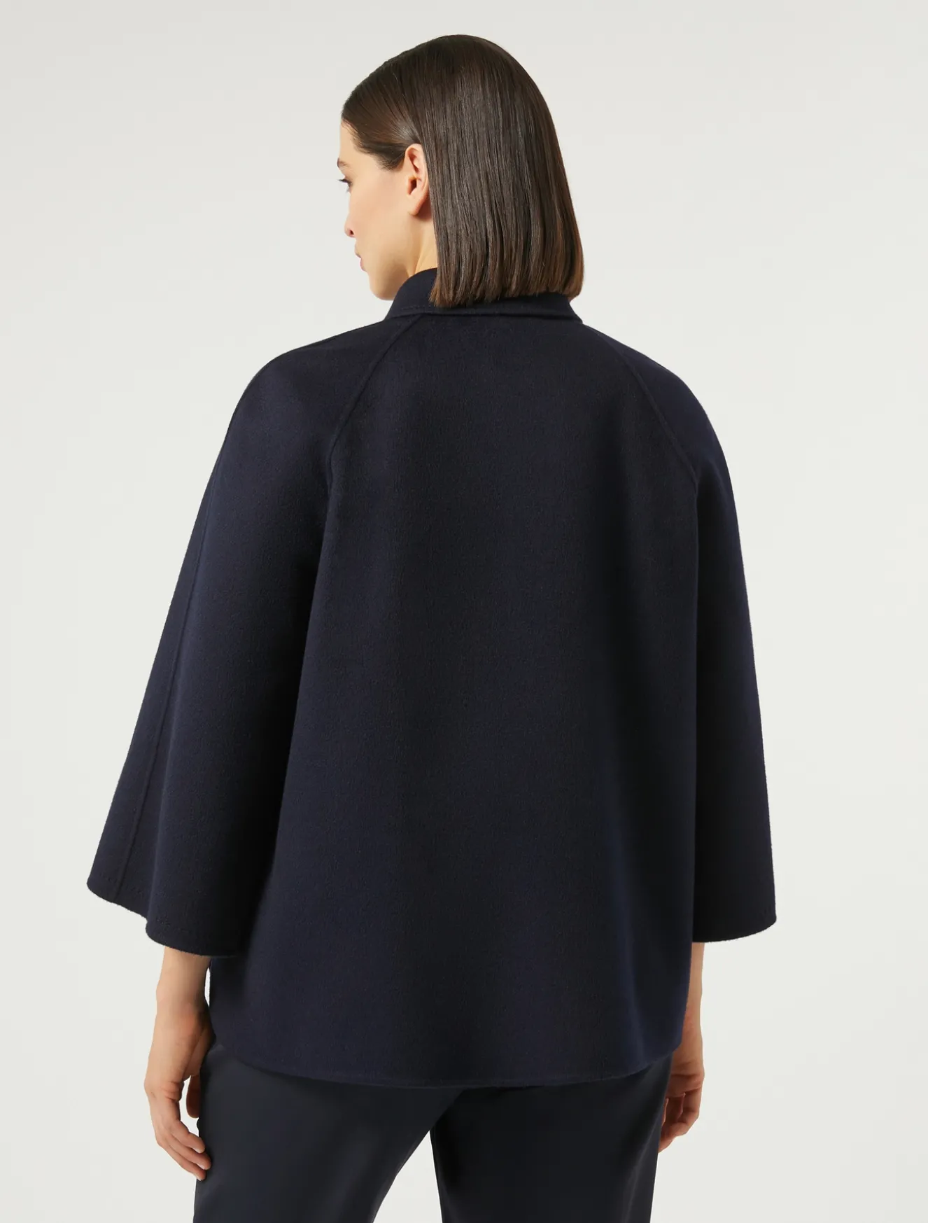 Giacca in double di lana e cachemire