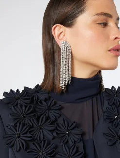 Giacca in duchesse con ricami