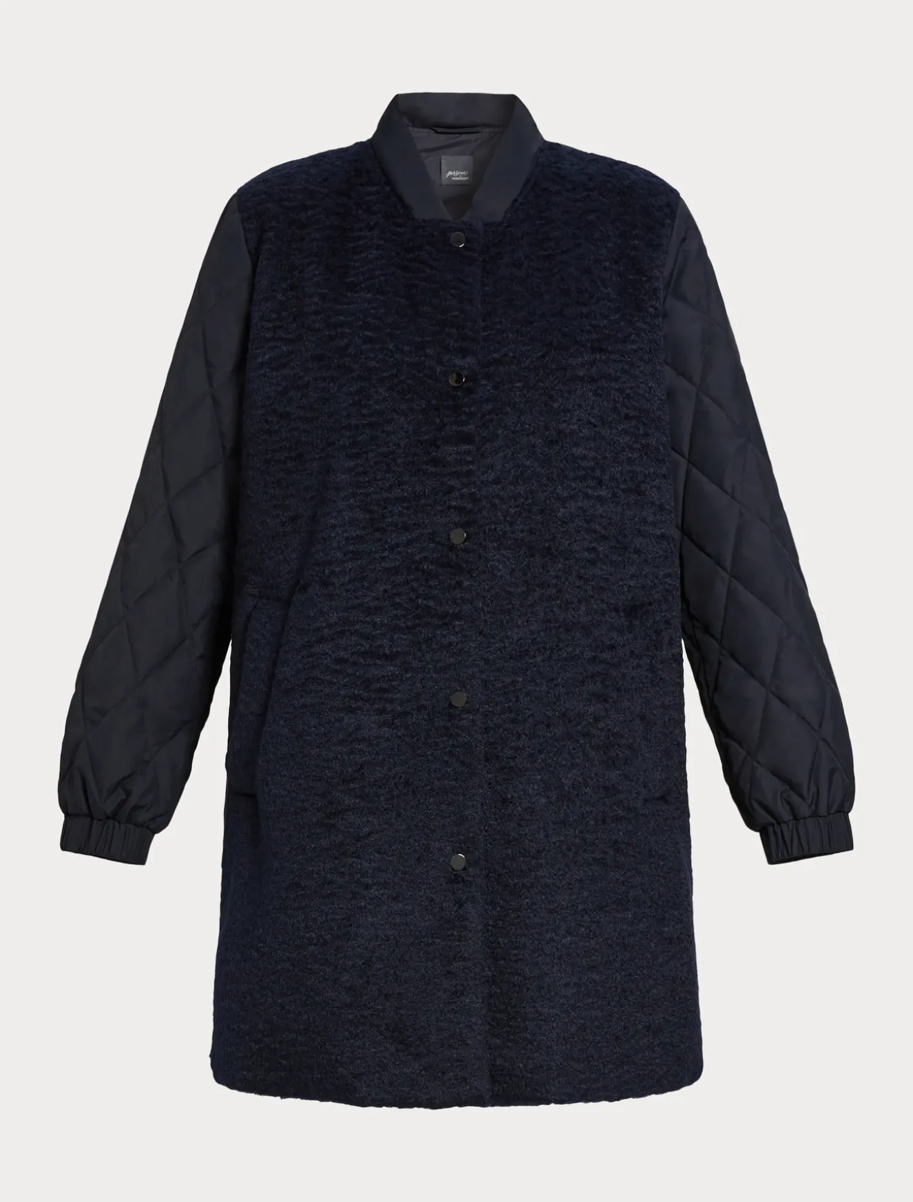 Giacca in jersey e tela antigoccia