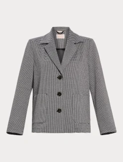 Giacca in jersey jacquard