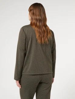 Giacca in jersey jacquard