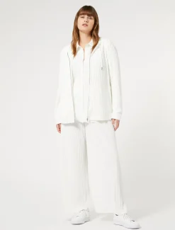 Giacca in jersey plissé