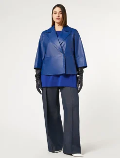 Giacca in nappa shiny