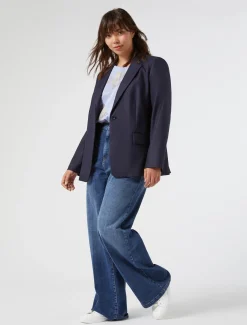 Giacca in saglia di misto viscosa