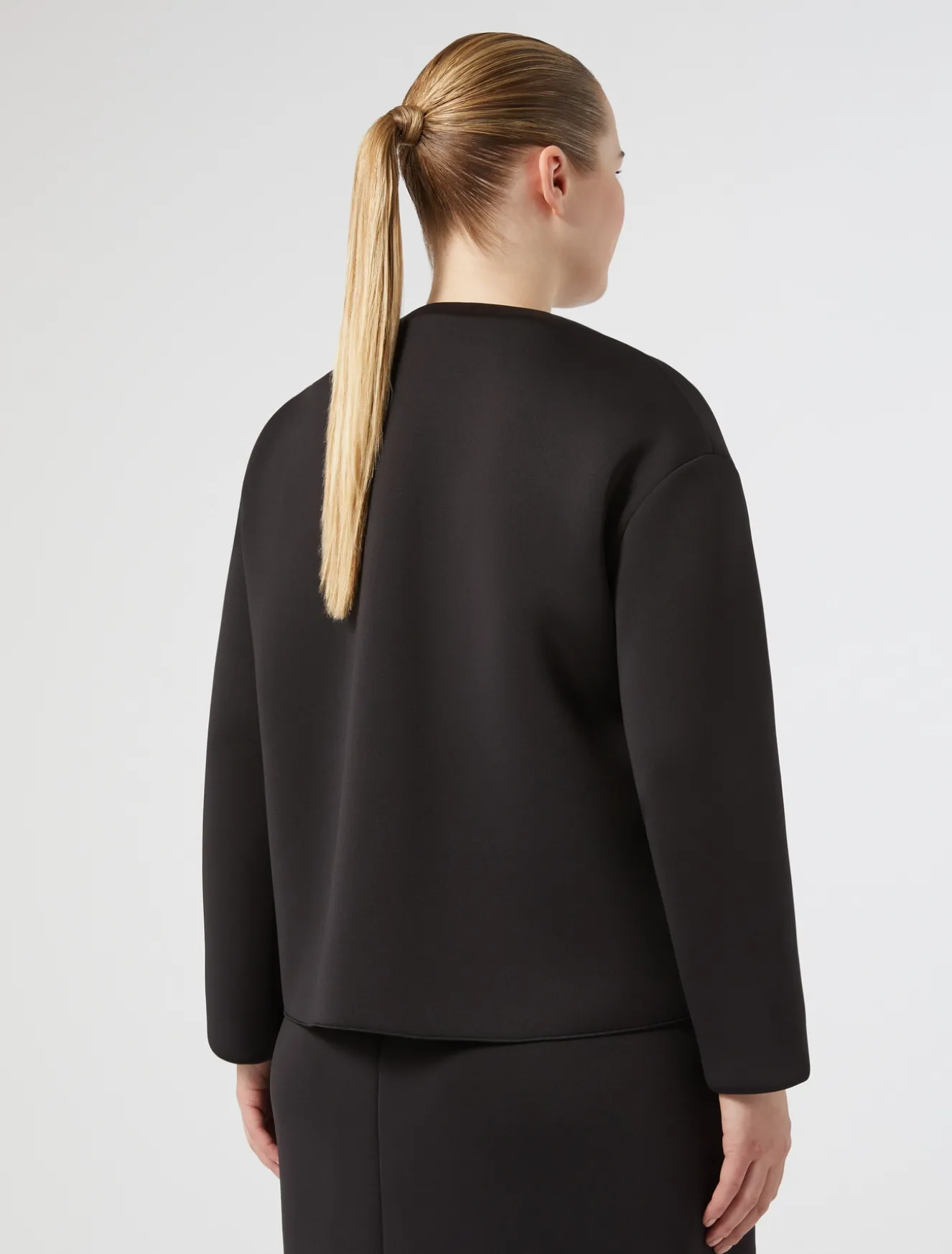 Giacca in scuba con ricami