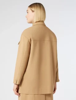 Giacca in tela di misto cotone