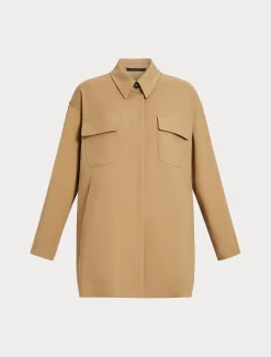 Giacca in tela di misto cotone