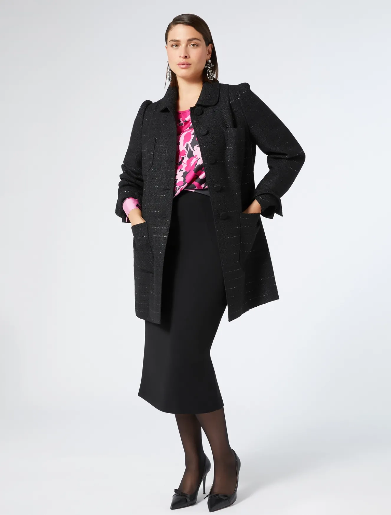 Giacca in tessuto ammagliato