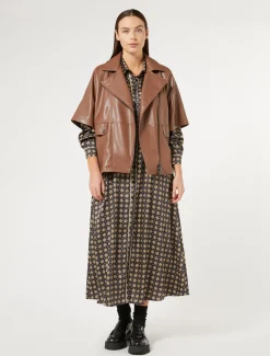 Giacca in tessuto spalmato