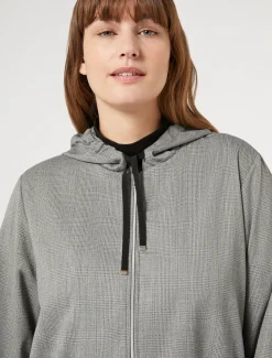 Giacca in tessuto tinto filo