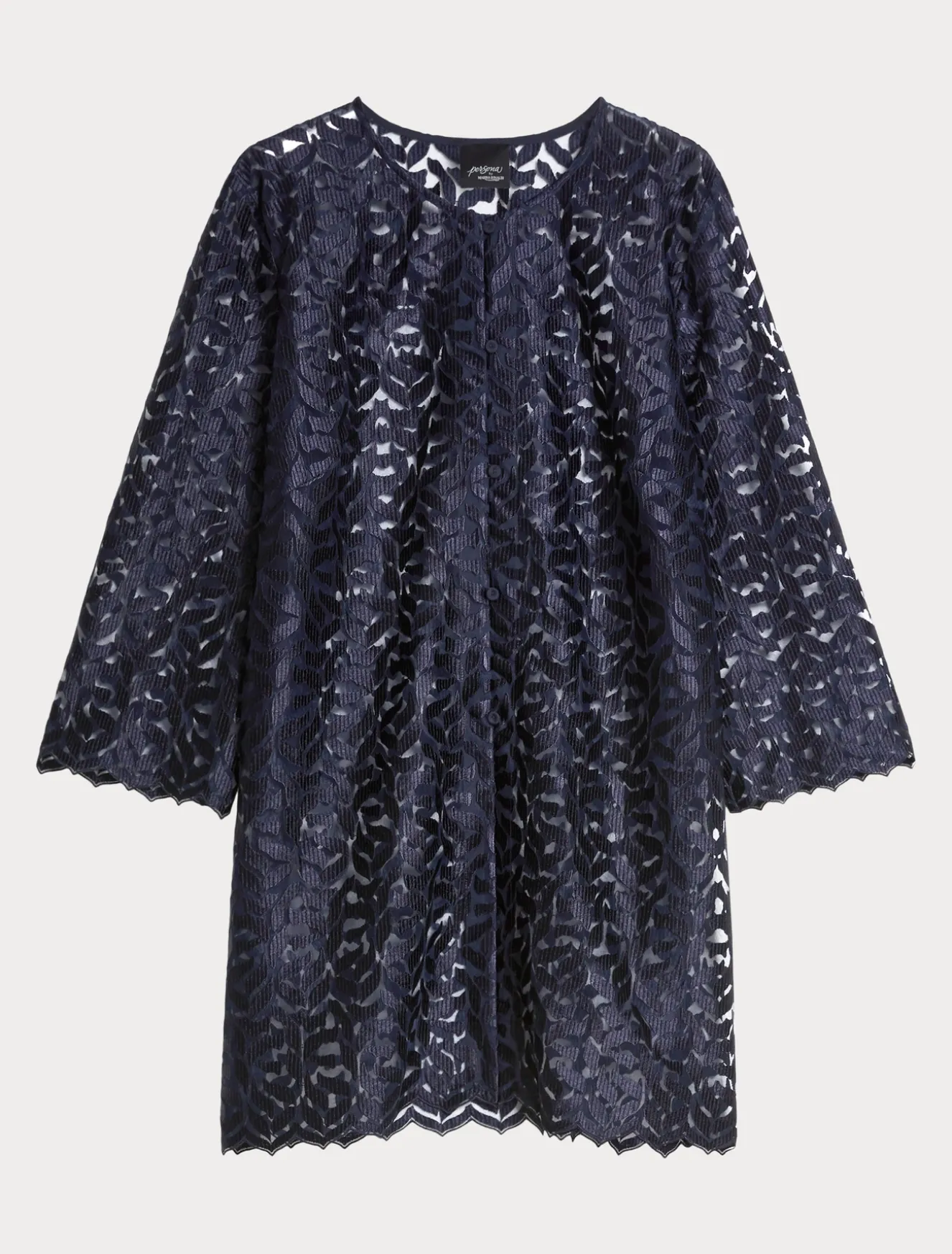 Giacca in tulle ricamato