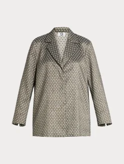 Giacca jacquard lurex