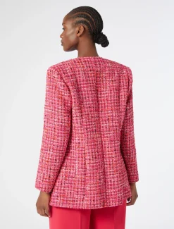 Giacca tinto filo con ricami