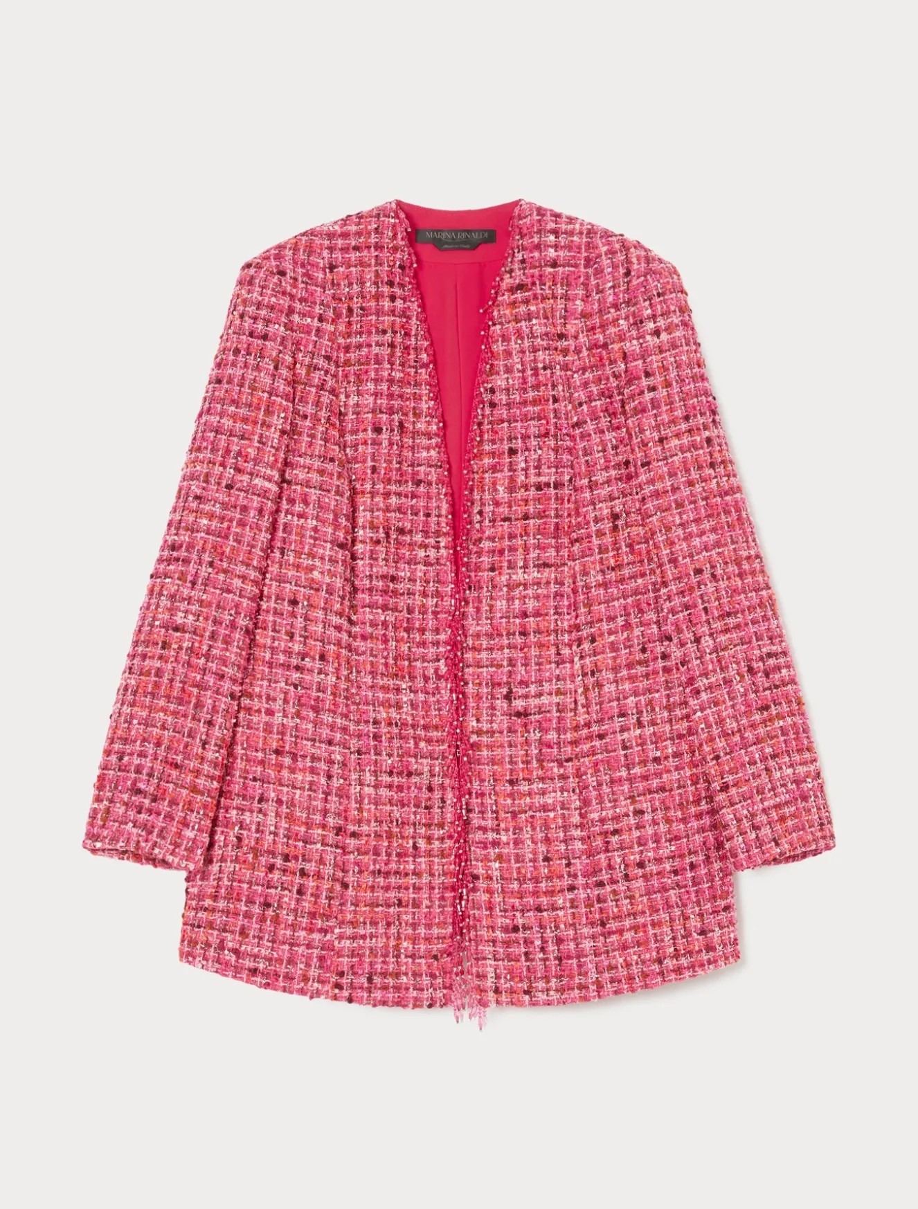 Giacca tinto filo con ricami