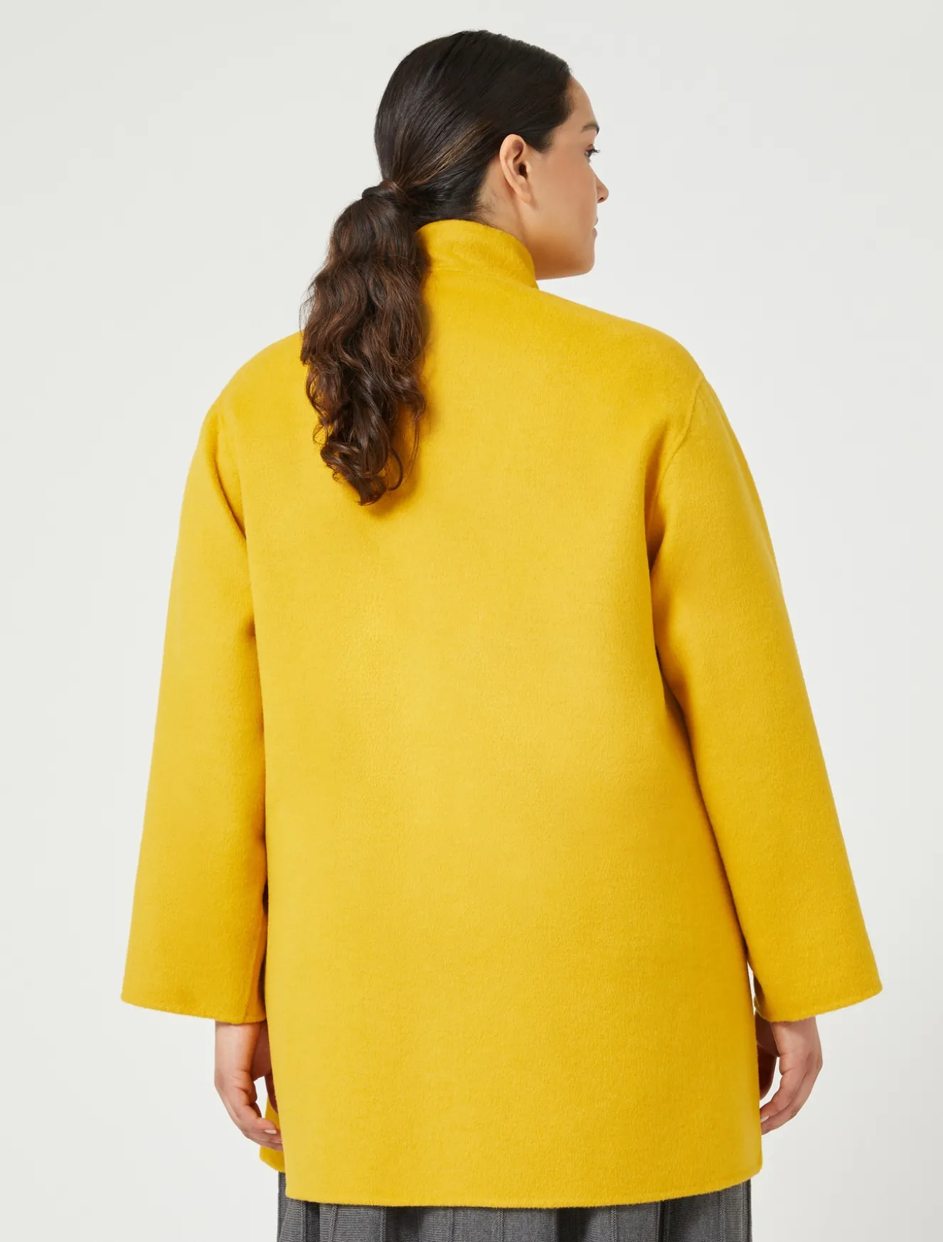 Giaccone in double di lana