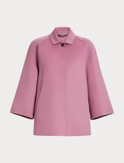 Giaccone in double di lana e cachemire