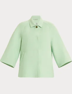 Giaccone in double di lana e cachemire