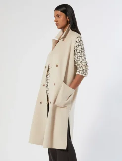 Gilet in double di lana e cachemire