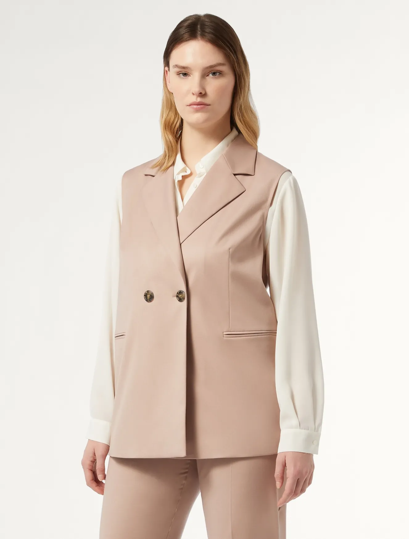 Gilet in twill