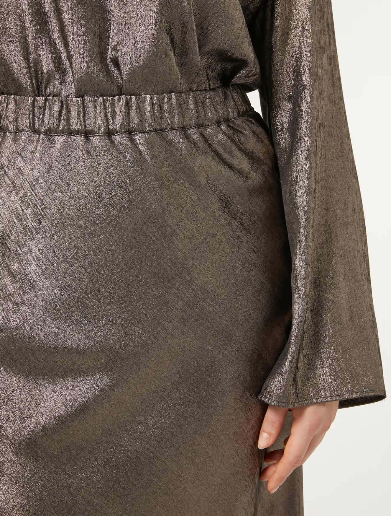 Gonna in chiffon laminato