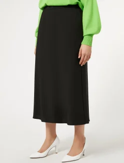 Gonna in crêpe satin