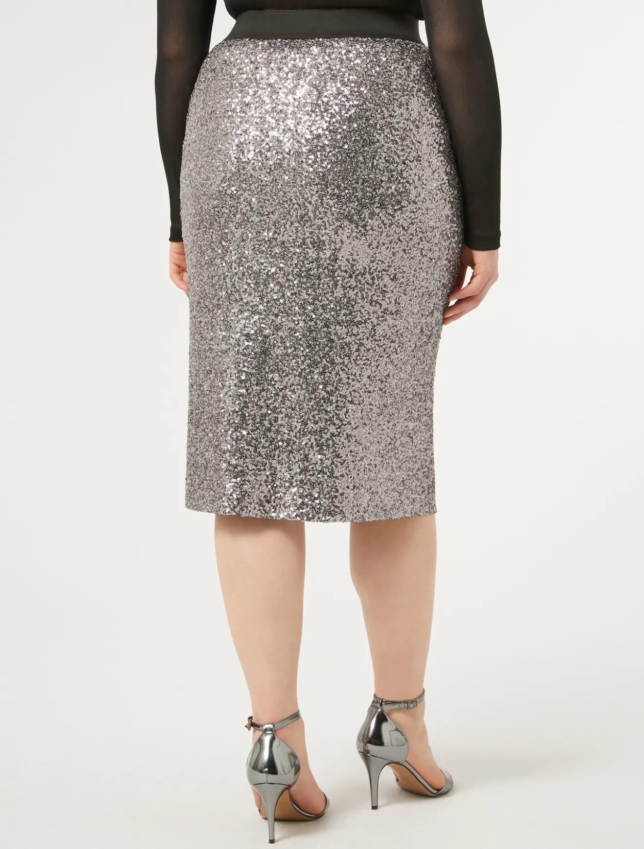 Gonna in jersey e paillettes