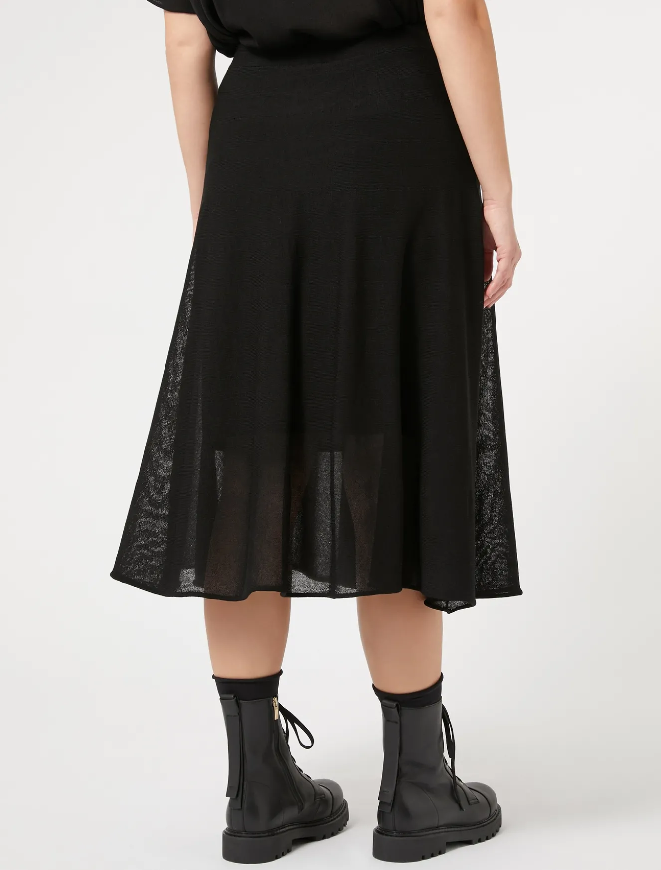 Gonna in maglia crêpe