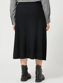 Gonna in misto lana merino