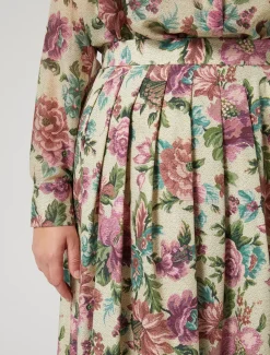 Gonna in popeline di cotone