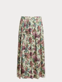 Gonna in popeline di cotone