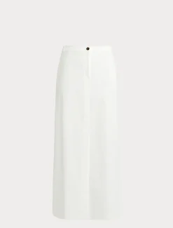 Gonna in tela di misto cotone