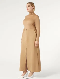 Gonna in tela di misto cotone