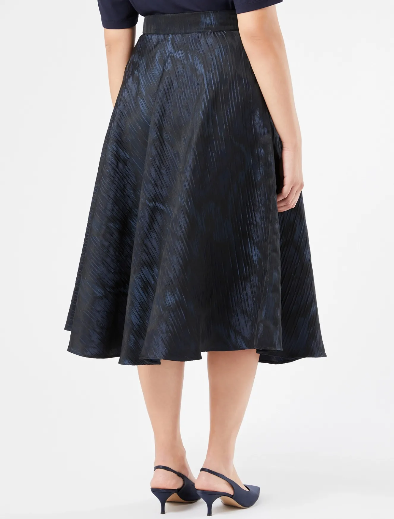 Gonna in tessuto jacquard