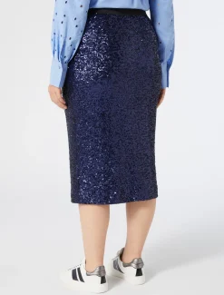 Gonna in tulle ricamato