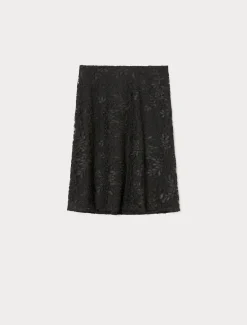 Gonna in tulle ricamato