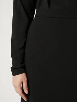 Gonna lunga in cady triacetato