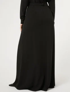 Gonna lunga in cady triacetato